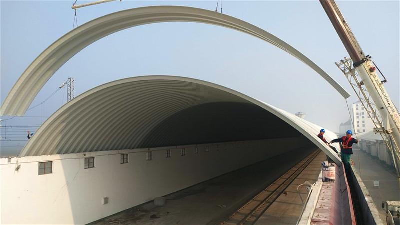 拱形屋頂彩涂板應(yīng)用方案