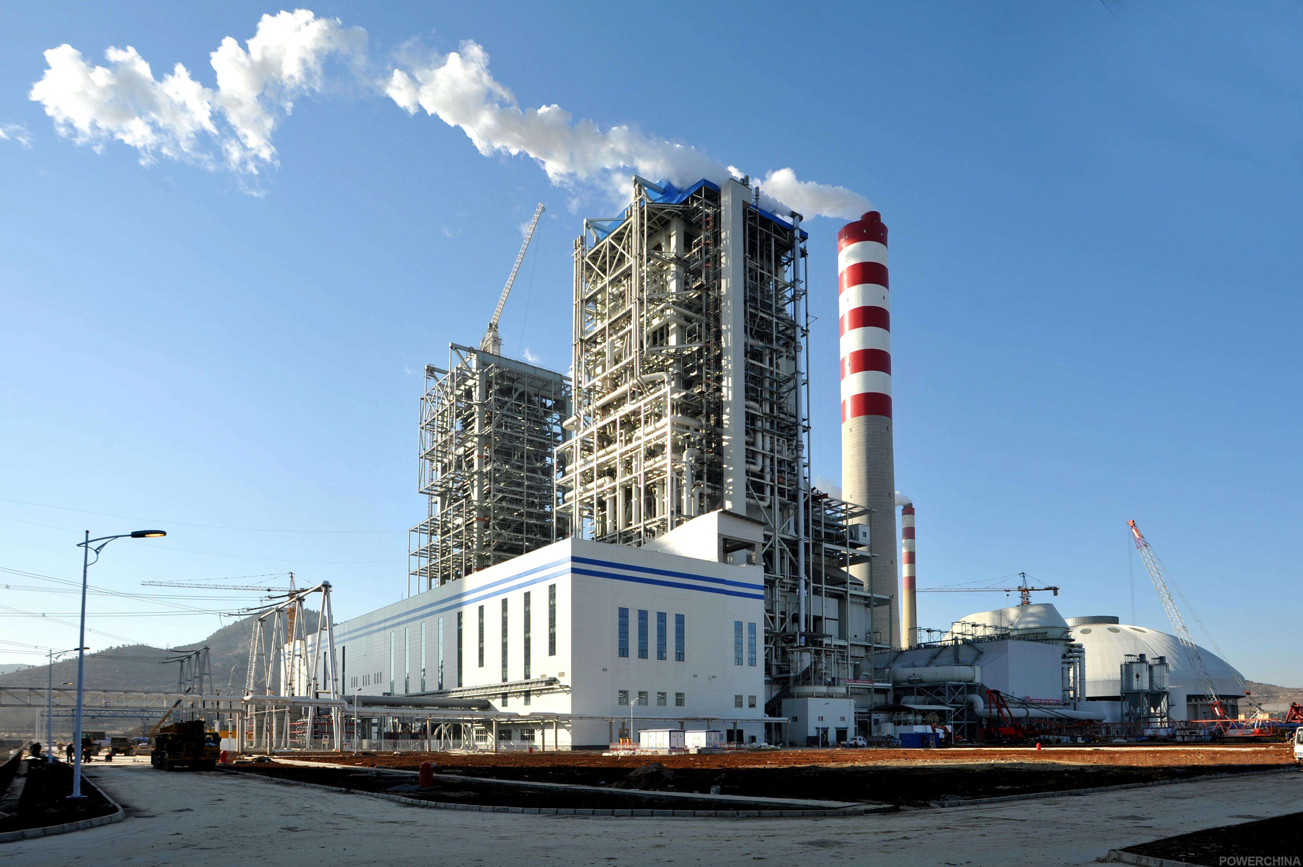 阿米納高耐候彩涂板應(yīng)用于山東萊蕪電廠