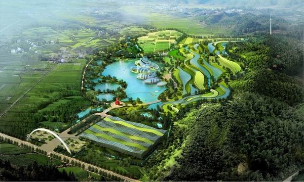 阿米納PE聚酯彩涂板應用于江西現(xiàn)代農(nóng)業(yè)博覽園項目